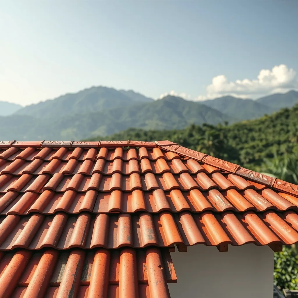 Cubierta de vivienda campestre con teja UPVC termoacústica en Colombia